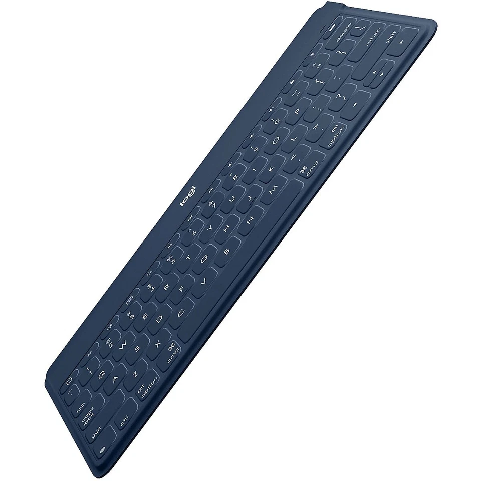 Logitech Keys-To-Go Wireless Bluetooth Keyboard For iPhone iPad UK Layout Blue - Image 2 of 4