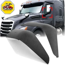 Black Door Mirror Arm Cover Pair For 2018-2023 Freightliner Cascadia LH+RH Side