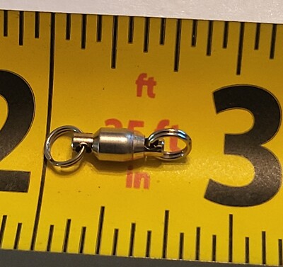 100 Ball Bearing Swivel with Split Rings for spinnnerbaits or any fishing lures