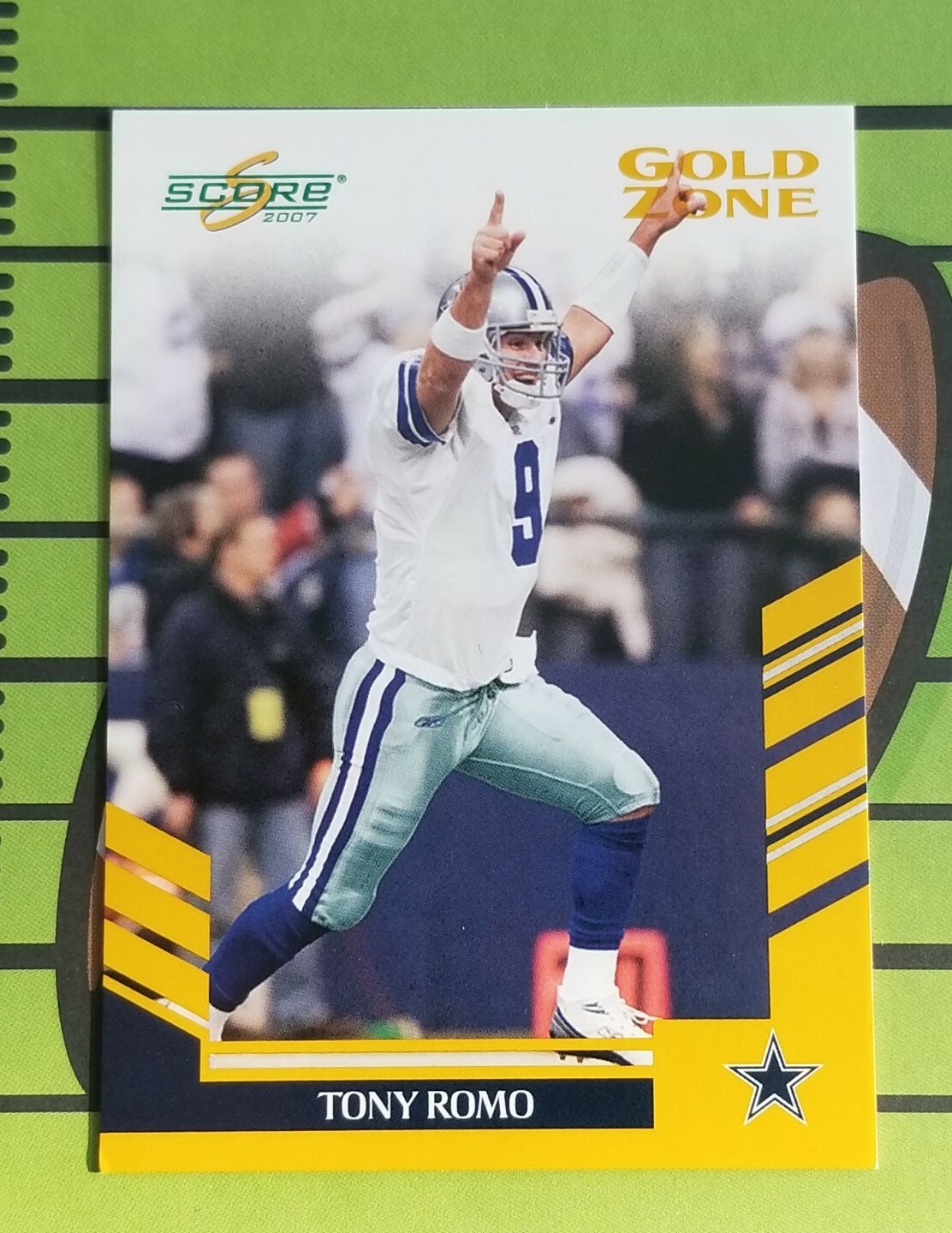 2007 Score - Tony Romo #1 Gold Zone /600 for sale online | eBay