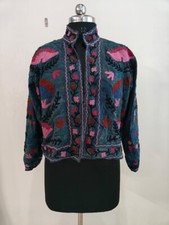 Handmade Suzani Embroidery Jacket, Winter Wear Jacket Coat , Women Coat Suzani
