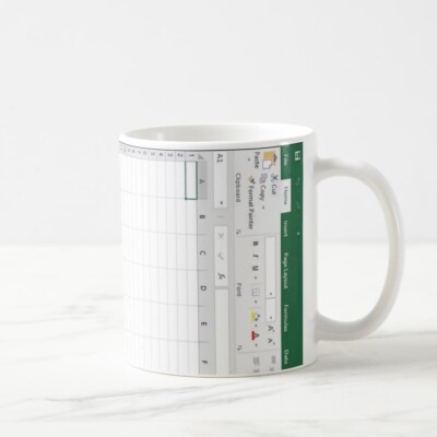 Excel Tasse, Excel Kaffeebecher, Excel Sheets Tasse, Lustige Excel Tasse, Accounted Mug