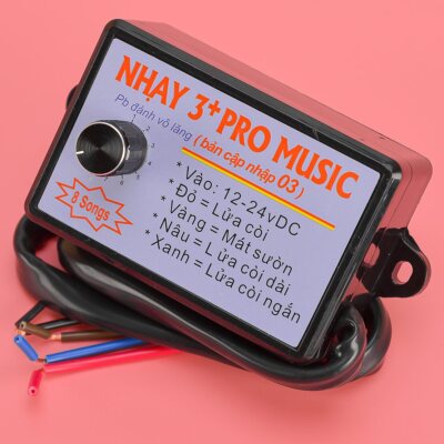 Nhay 3+Pro Music Rapid Horn Relay 8Tones For Motorcycle Car Marine Boat New