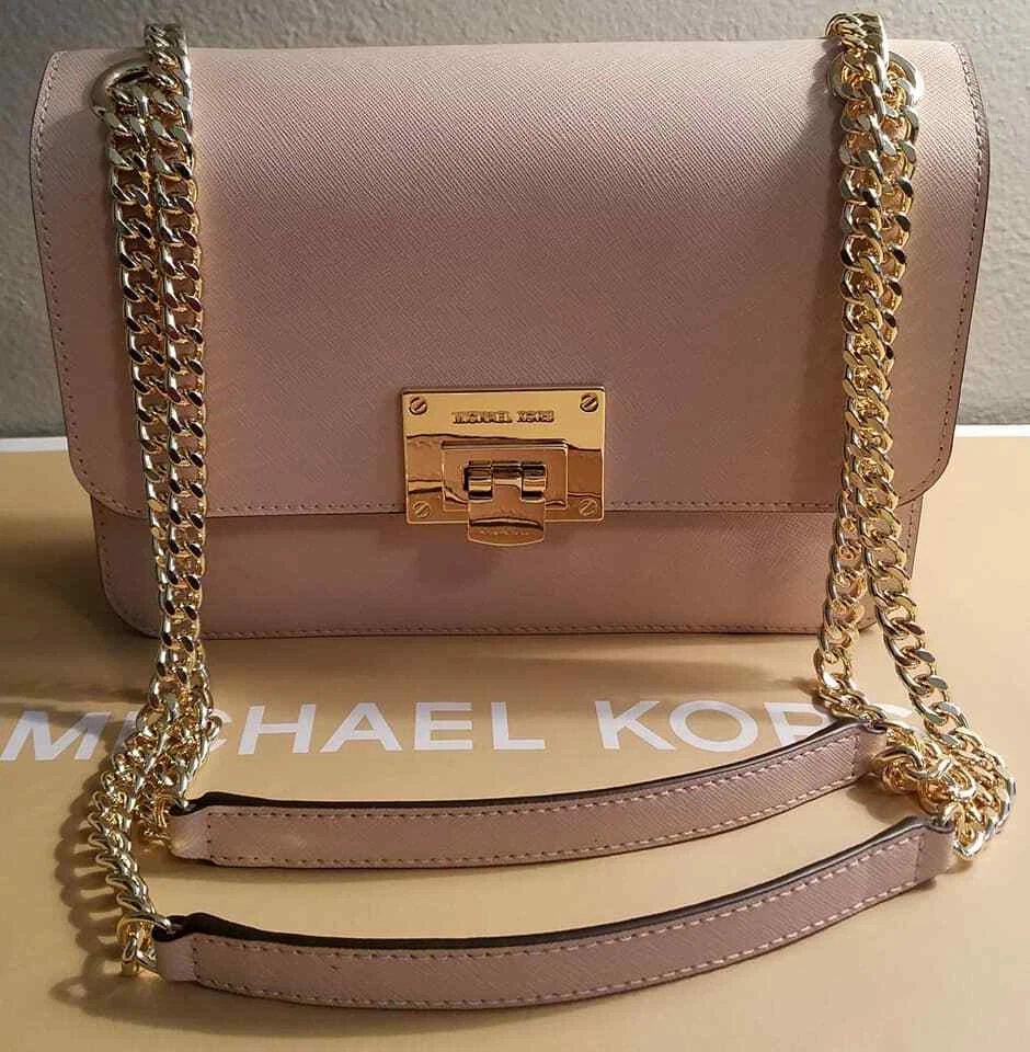 Buy Michael Kors Women Pink Solid Leather Shoulder Bag With Flap Online -  795501