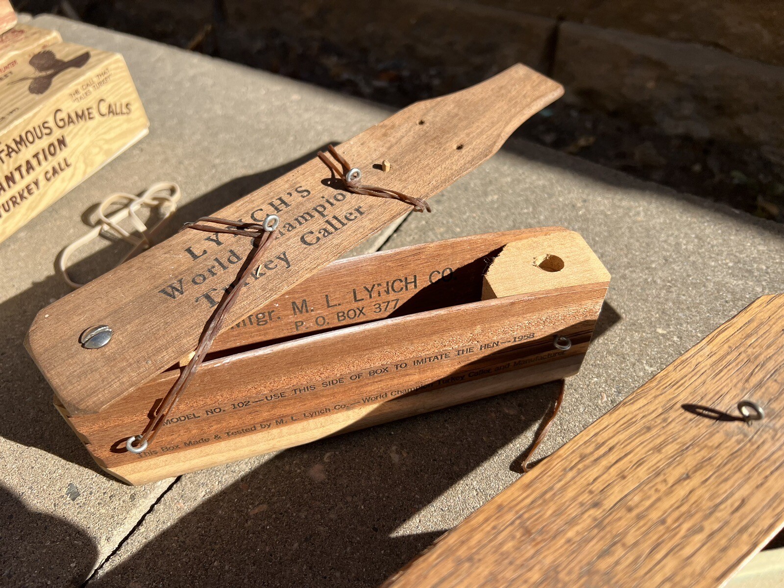 Two Vintage Turkey Calls Lynch’s 1958 eBay