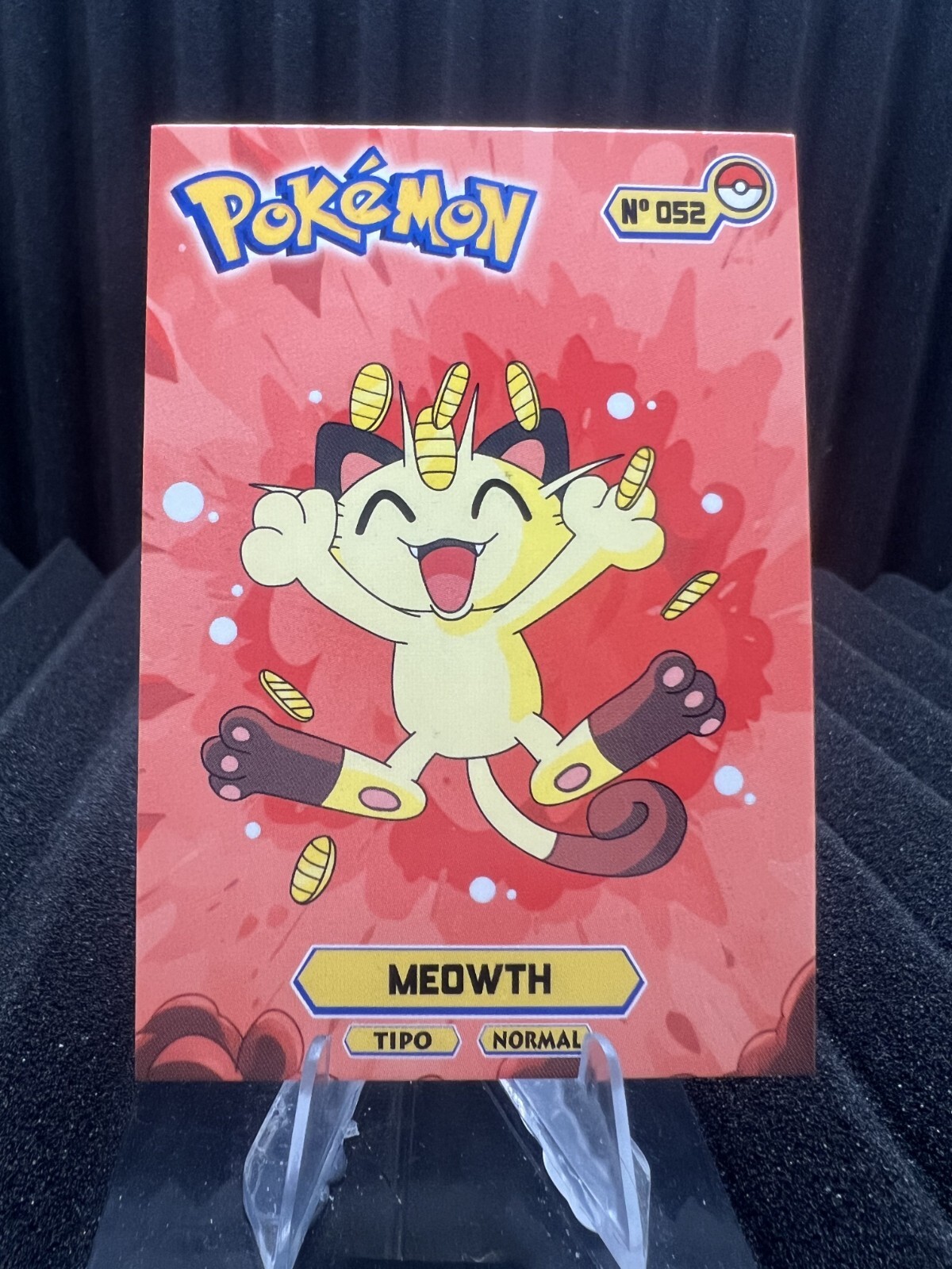 Meowth #52 - Card Tops Pokedex Database 2024 - Pokemon Card NM