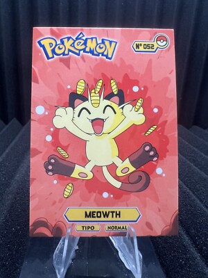 Meowth #52 - Card Tops Pokedex Database 2024 - Pokemon Card NM