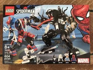spiderman and venom lego set