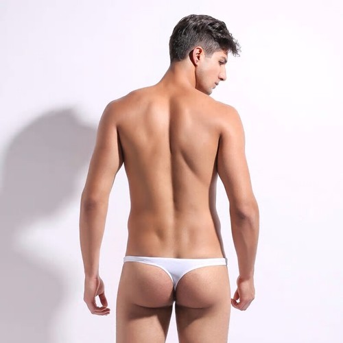 Tanga Trunk Swimming Trunks Low Rise T Back Bikini Thong Swim Briefs for Men AU - Picture 31 of 58