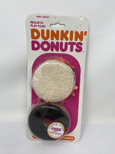 1987 Dunkin' Donuts Realistic Play Food #9381 Scented Sealed NIP Vintage