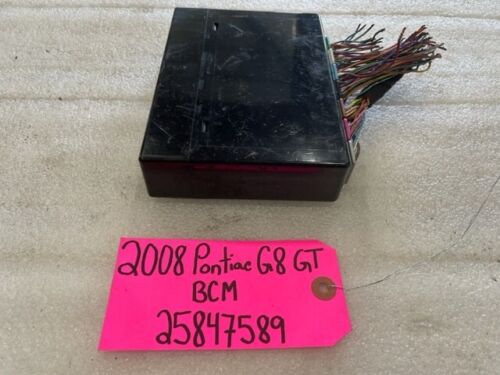08 09 PONTIAC G8 GT OEM BCM BODY CONTROL MODULE 25847589 - Picture 2 of 12