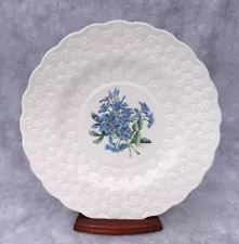 Spode Copeland England Bermuda Flowers 9" Plate Plumbago Vintage