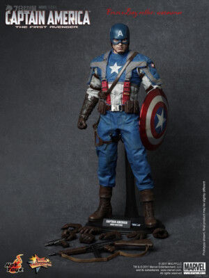 Perfect Hot Toys 1/6 Mms156 The First Avenger Captain