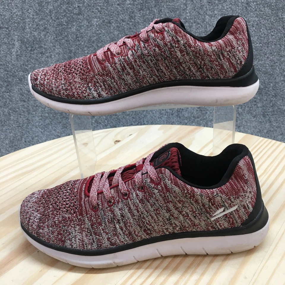 C9 Champion Zapatos Jóvenes 4 Niños Speedknit Atlético Tenis Bajos Rojo Gris Con Cordones Foto 2 de 4