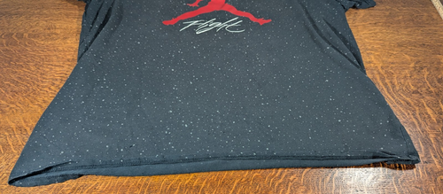 Nike Air Jordan Black/Red 2XL T-Shirt Retro Jordan Short Sleeve Tee Nike Shirt - Picture 5 of 10