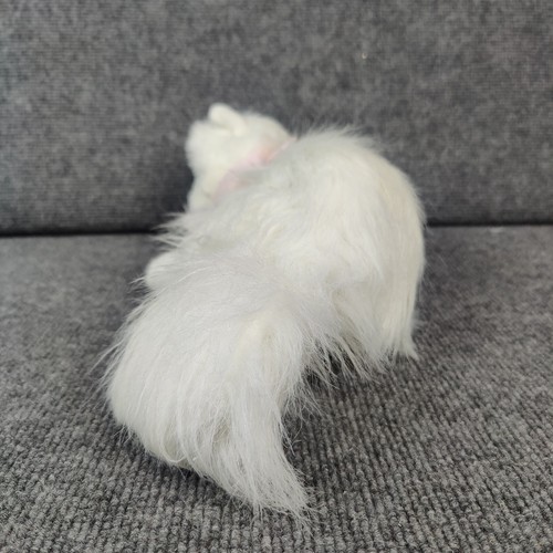 Vintage Ty Classic Angel Cat White Kitty Cat Stuffed Plush Ribbon Bow Toy 1995 - Picture 5 of 11