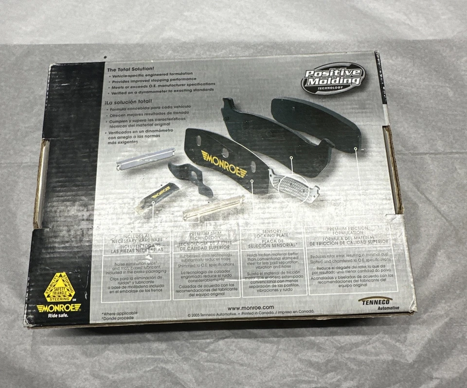 Pastillas de freno de disco Monroe Dynamics Premium OEM DX963 NUEVAS Foto 2 de 4