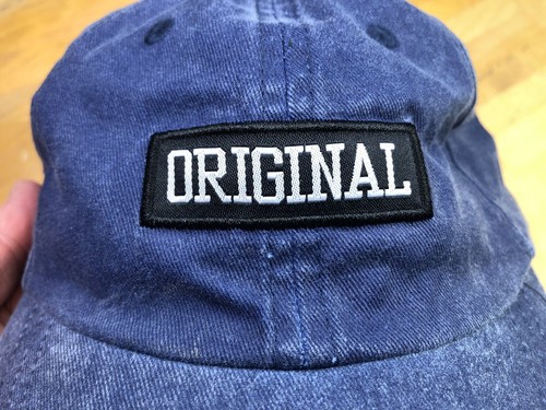 Custom Patch “Original” Youth Kids Small Blue Adjustable Baseball Cap Hat - Picture 2 of 5