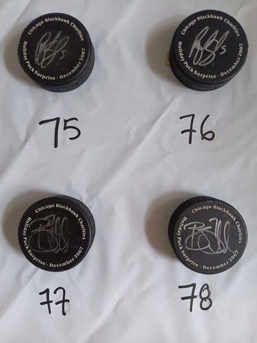 Chicago Blackhawks signed NHL Hockey Puck: Please select your players - Picture 18 of 23