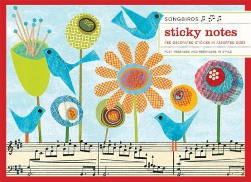 Songbirds Sticky Notes by Galison (2009, Novelty Book) - Picture 1 of 1