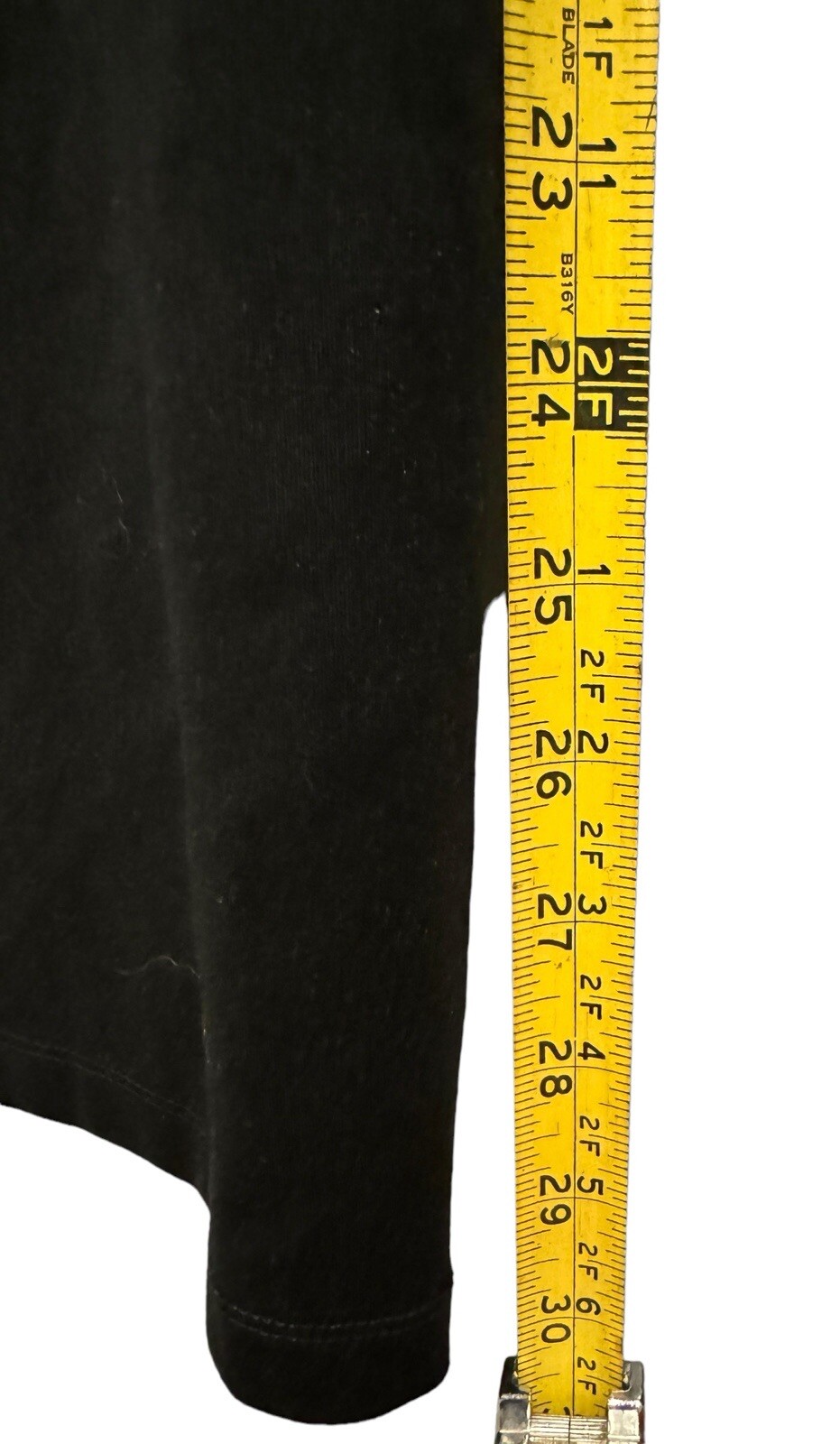 Nike Dri-FIT Solid Black Straight Leggings Womens Size Small thumbnail 4