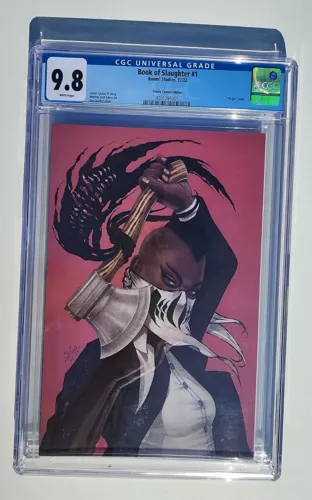 Book Of Slaughter #1 Lacchei Virgin Trinity Comics Exclusive CGC 9.8 Limited 500