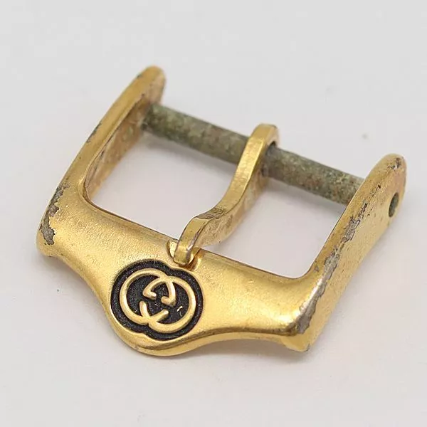 Bracelet de montre bracelet pour homme Gucci boucle véritable pour pièces couleur or 14 mm #3