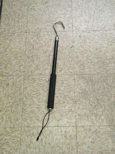 24" carbon fiber fishing gaff stainless steel 2" hook kayak canoe ocean salt