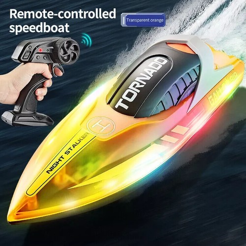 Kids Outdoor Racing Ship Toy Gift RC Boat Remote Control Speed Boat Collection - Picture 159 of 244