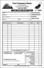 Custom Lawn Mower Repair Form / 2 Part or 3 Part / 5.5 x 8.5 / TMG200