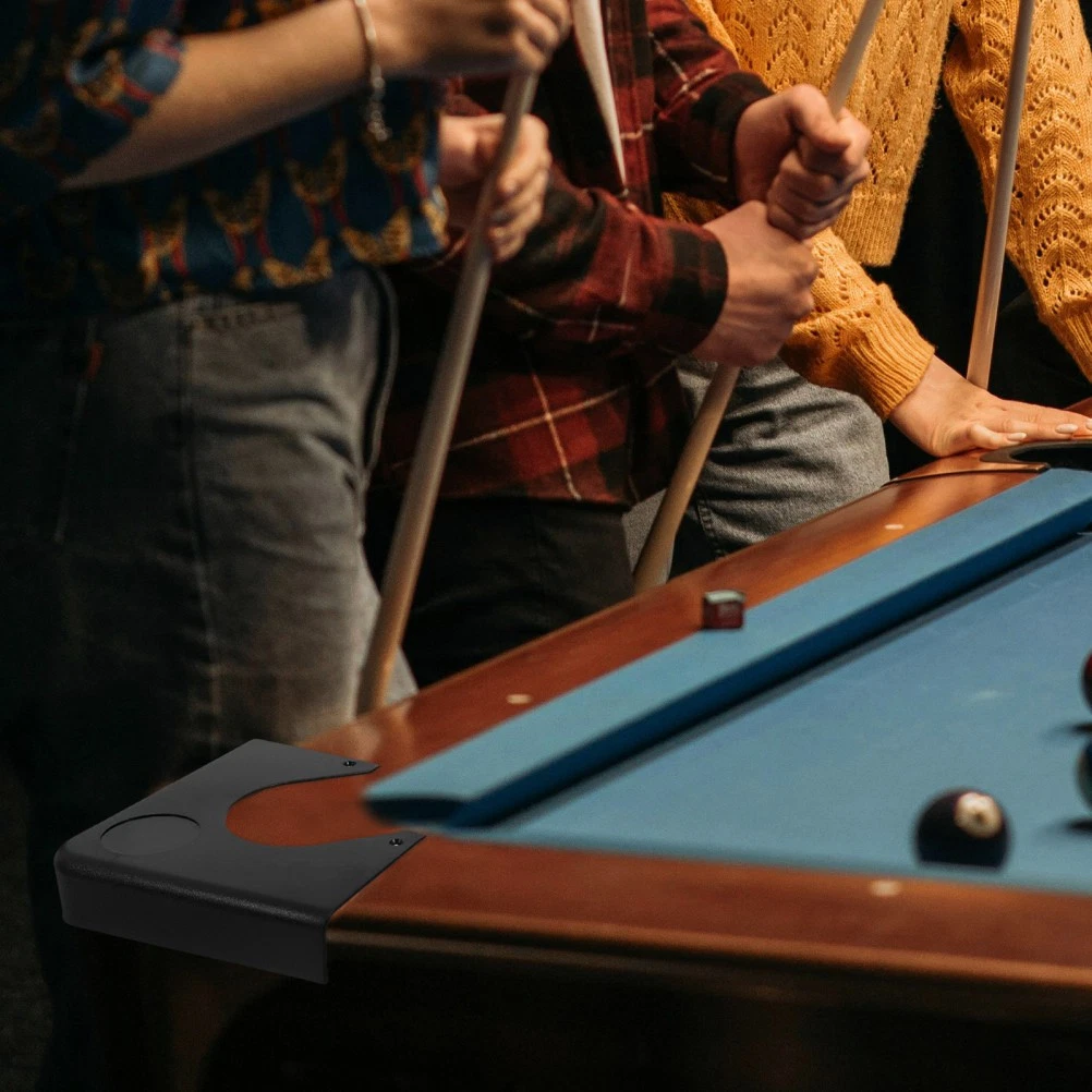 Reusable Black ABS Corner Plate for Billiard Pool Table Decoration