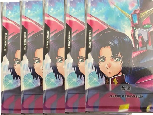 Juego de cartas chino Gundam 2025 Athrun Zala RP-008 promoción energía TCG 1/3/5 piezas - Imagen 6 de 6