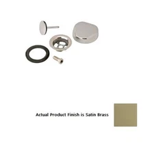 Geberit 240.722.CH.1 Bath Waste & Overflow Drain Trim Kit Satin Brass Finish NEW