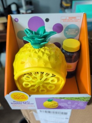 Bubble Maker - Sun Squad  Pineapple - Battery Bubble Blower - New in Box