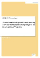 Analyse Der StandortqualitäT Zur Beurteilung Der Wirtschaftlichen...