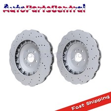 Fits For Audi RS7 2014-2016 G0615301AH 2PCS Front Disc Brake Rotors LH＆RH