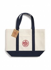 Trader Joe s Canvas Tote Shopping Bag - LARGE CLASSIC NAVY BLUE - NEW with TAGS