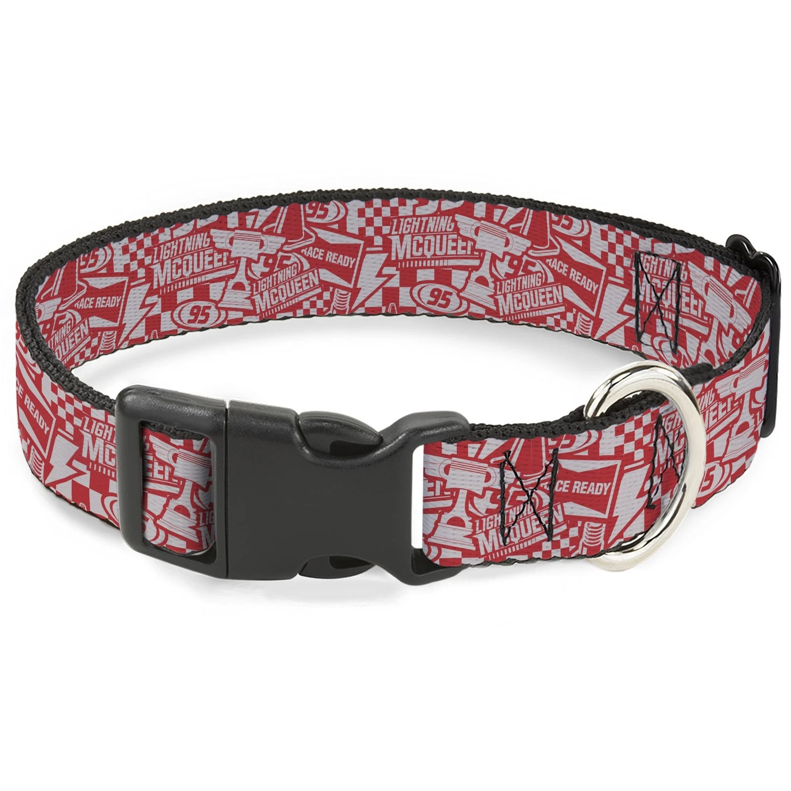 Disney Pet Collar, Dog Collar Plastic Buckle, Cars 3 Lightning McQueen Icons Col