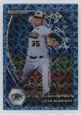 2021 Panini Prizm Draft Picks Blue Velocity Prizm Luke Albright #PDP168 2k3