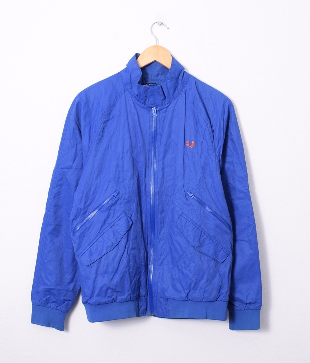 Fred Perry jacket men's size M bomber jacket between-seasons jacket blouson  blue