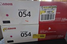 Lot Of 2 Genuine OEM Canon 054 Laser Magenta Toner Cartridge, New