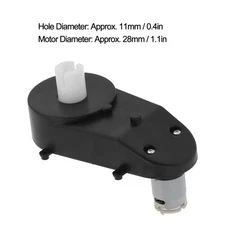 Motor Gear Box Electric Vehicle Bike Toy Gearbox Transmission 6600RPM DC 12V♡