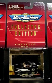 Lot of 10 Micro Machines Collector Edition Corvette Series 1 Sealed Cars