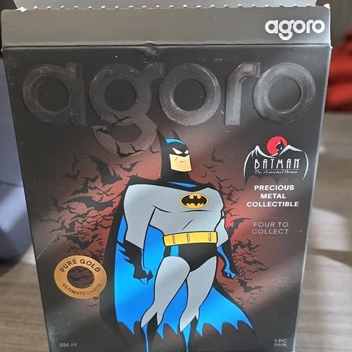 Agoro Batman Precious Metal Collectible Pure Silver #1265/3485