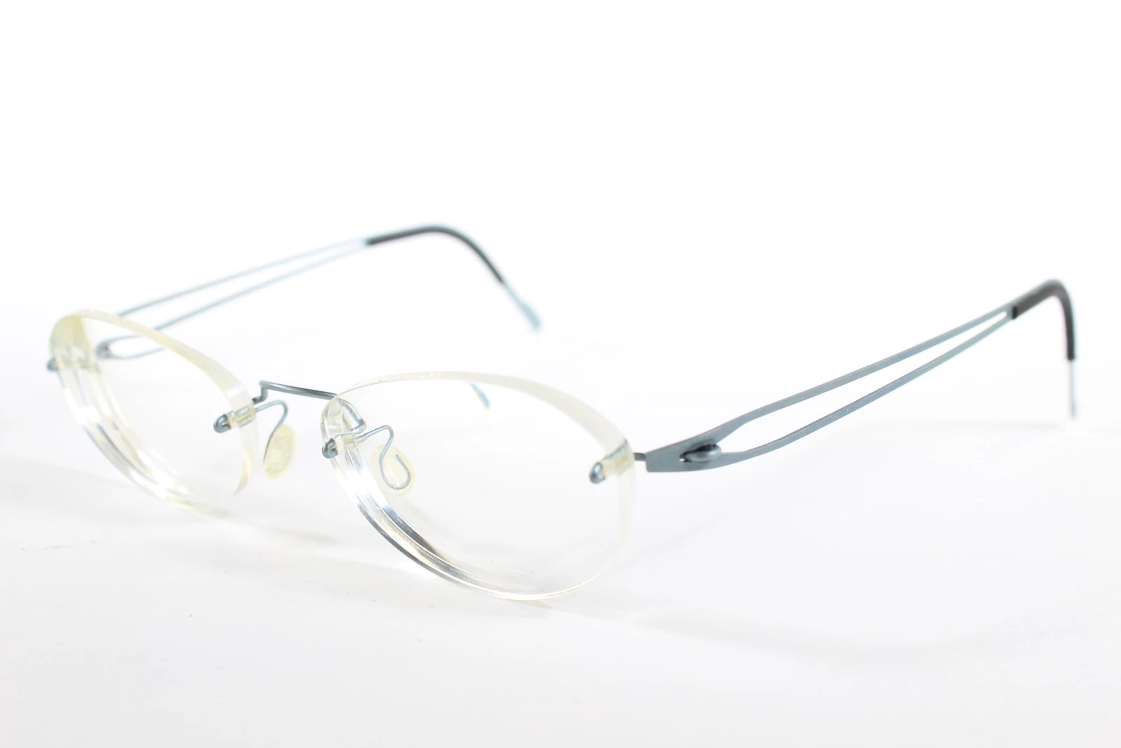 LINDBERG SPIRIT TITANIUM Eyeglasses T 602 Women Green 6253 Rimless Glasses Fr...