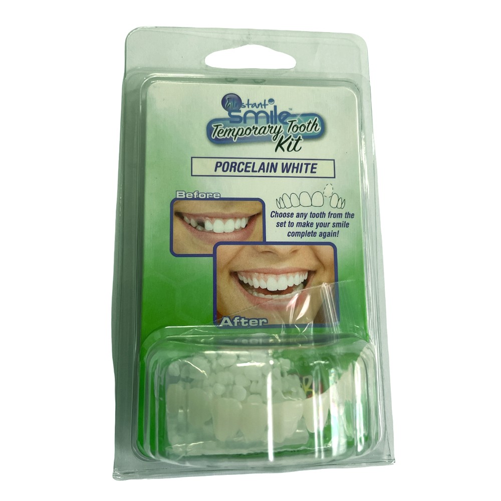 smilemoonページ Instant Smile Teeth Top Veneer Replacement Tooth Kit - Porcelain