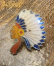 Indian Chief Hat Pin