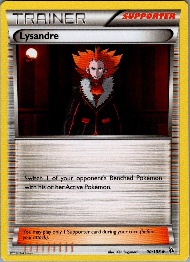 Lysandre Uncommon XY - Flashfire 90/106 NM