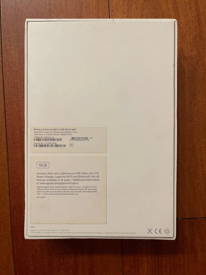 New Apple iPad mini 1st Gen 16GB, Wi-Fi, 7.9in - Space Gray Original Firmware - Image 2 of 3