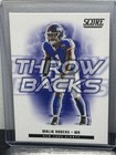 Front of 2025 Score - Throwbacks Malik Nabers #11